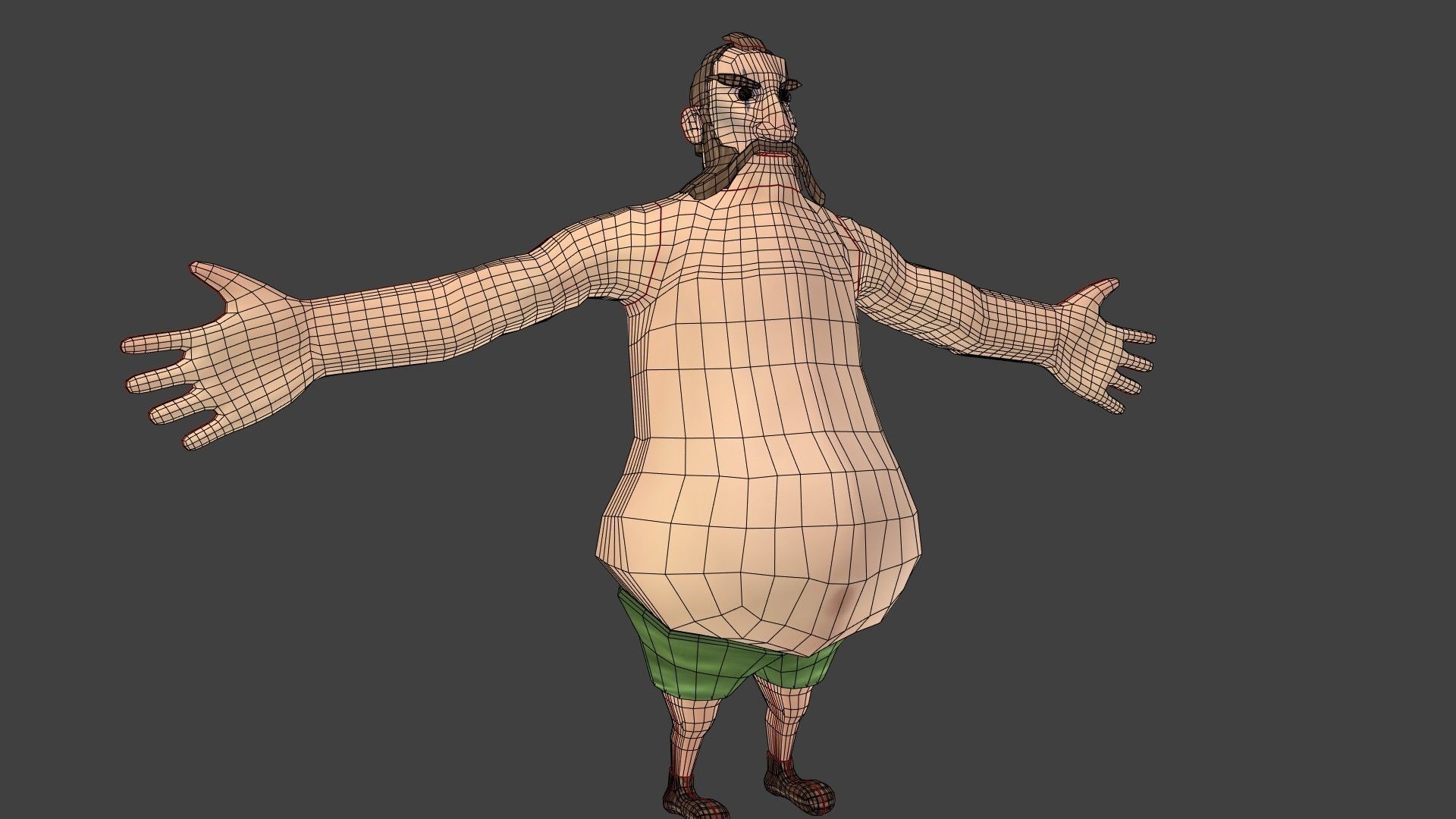 Character jesus Low-poly 3D model_12