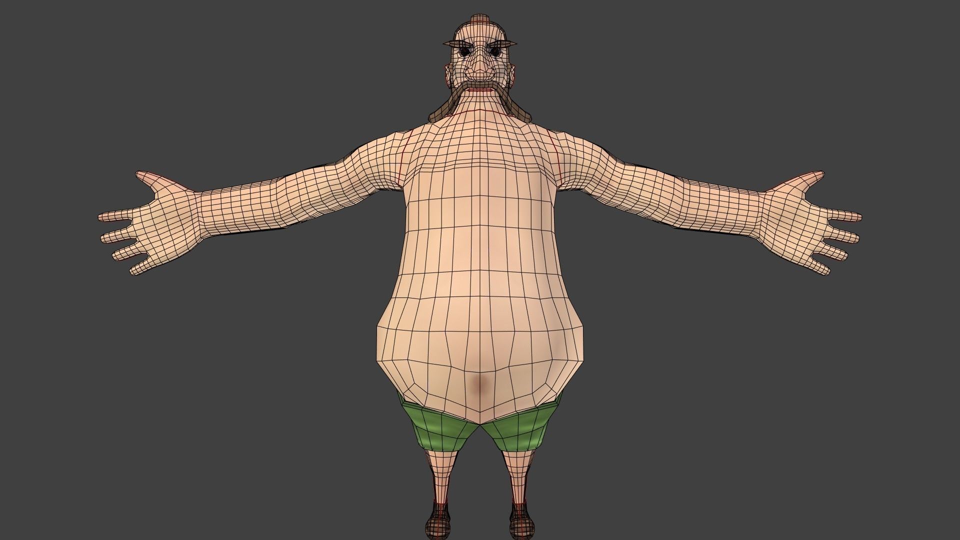 Character jesus Low-poly 3D model_11