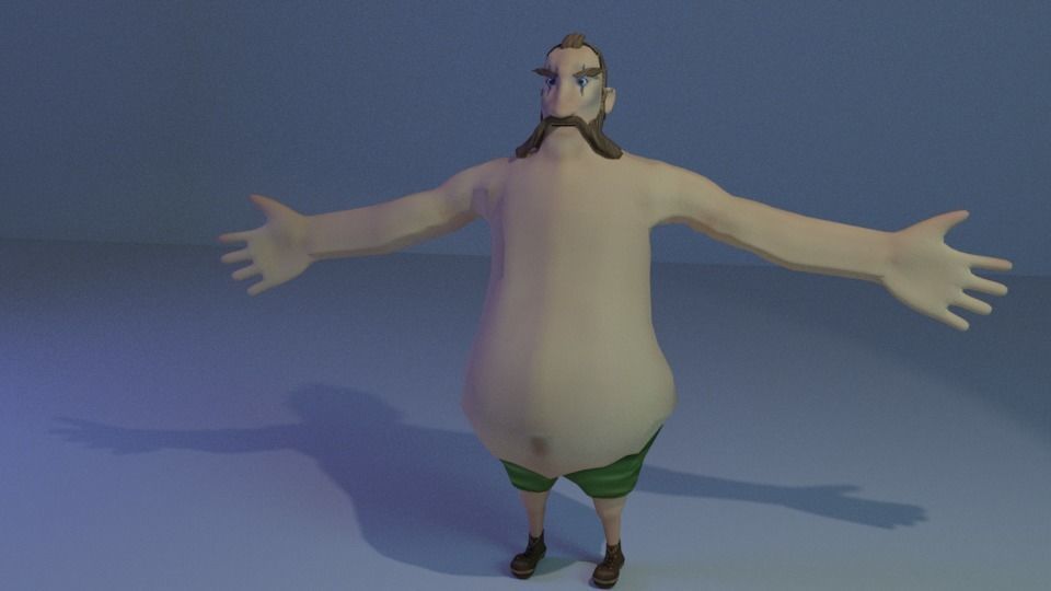 Character jesus Low-poly 3D model_8