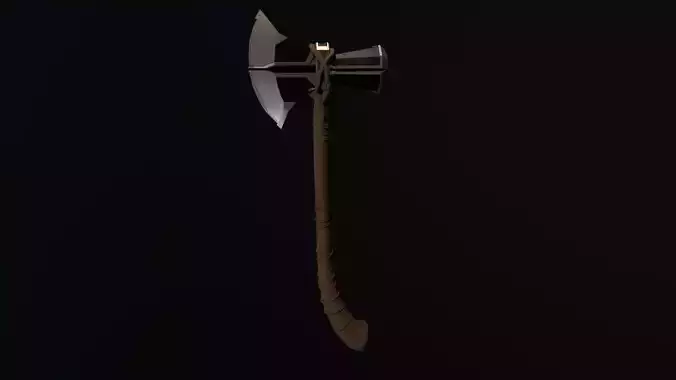 Thor Axe Stormbreaker Low Poly