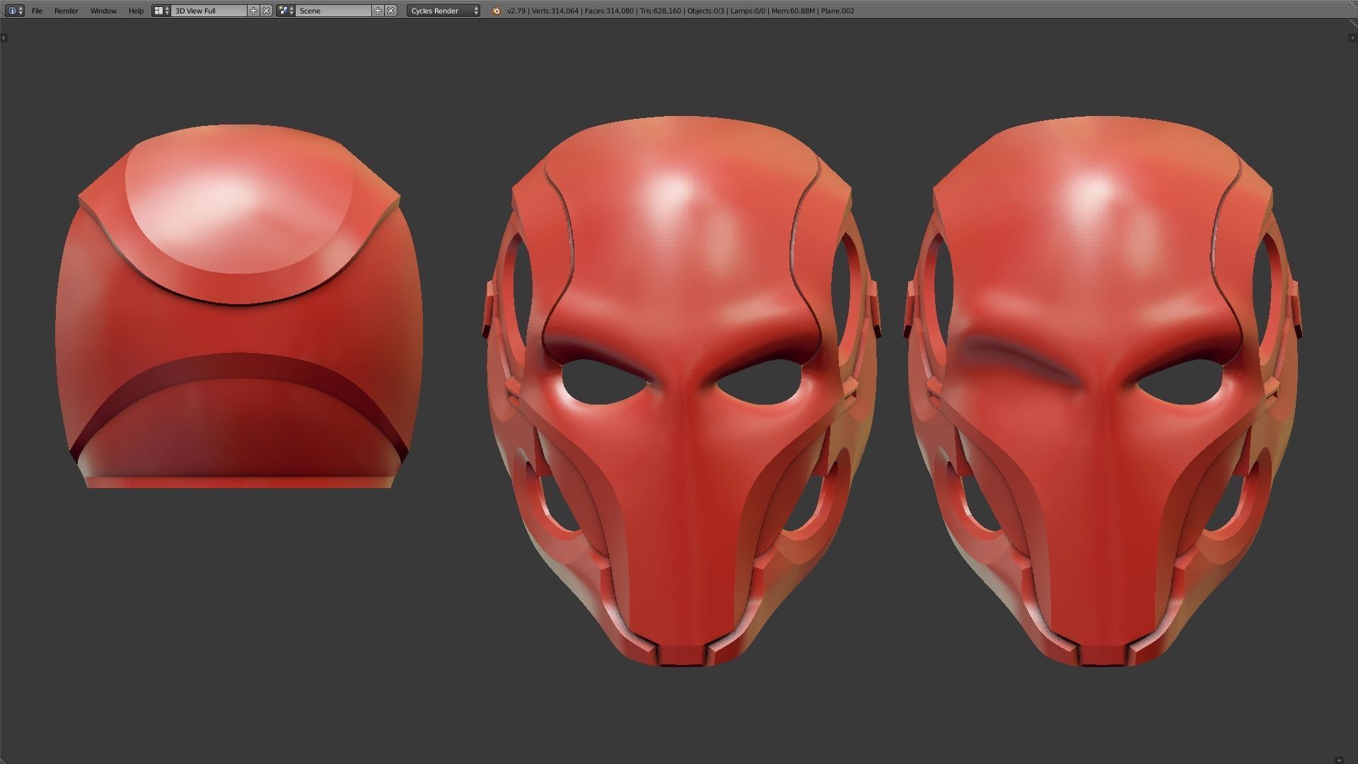Deathstroke Helmets 3D print model_2