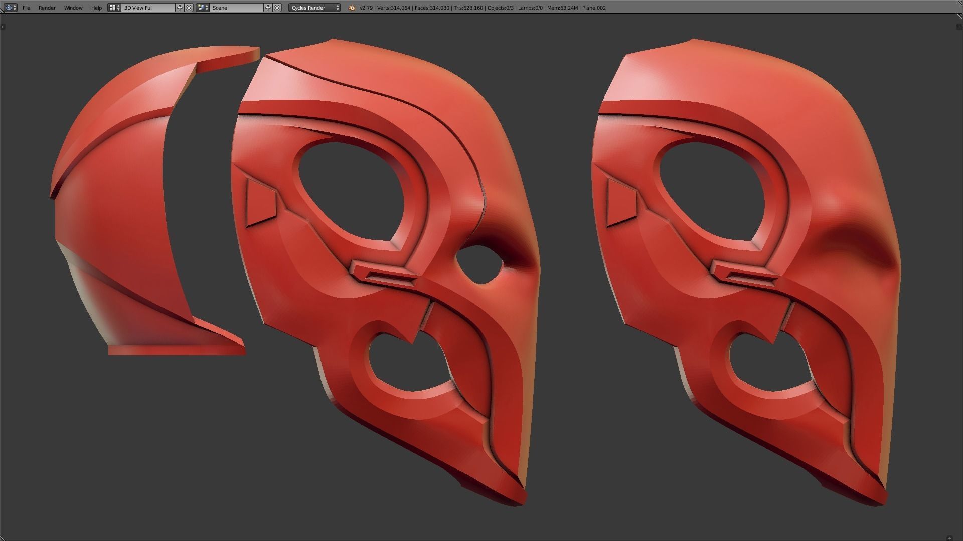 Deathstroke Helmets 3D print model_1
