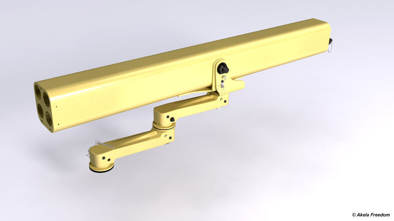 Fletcher Rocket Launcher 3D model_1