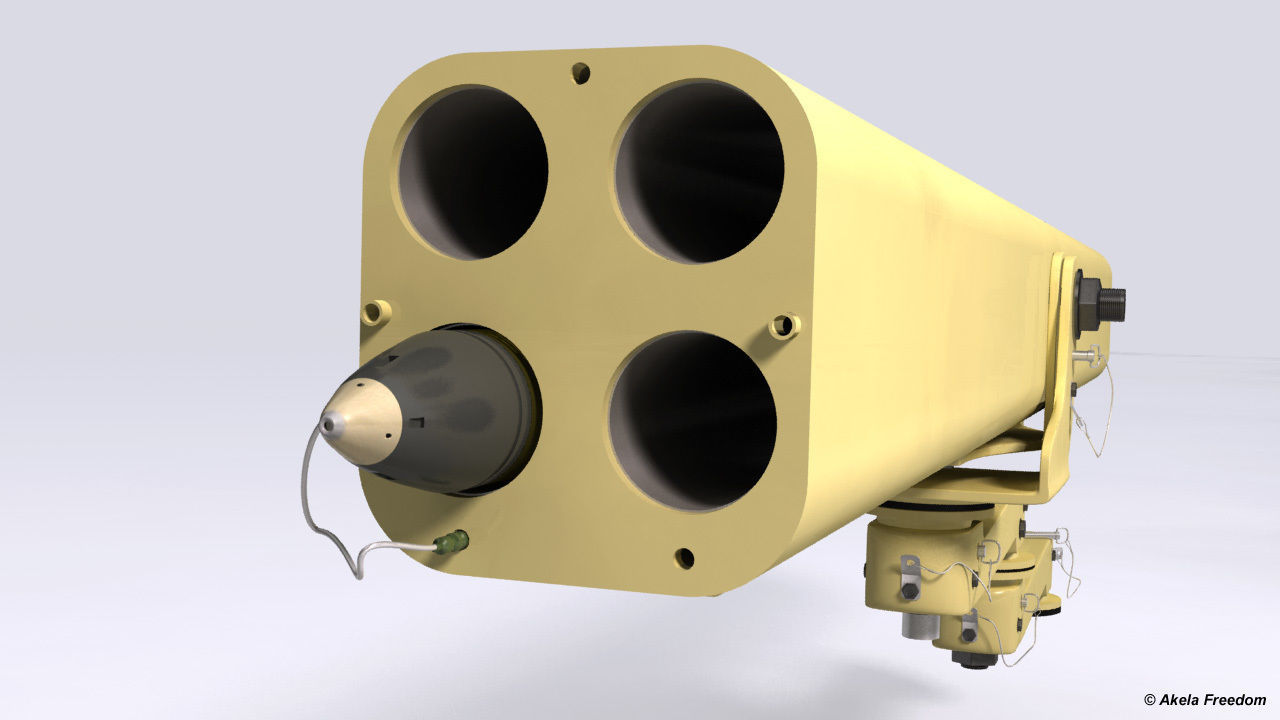 Fletcher Rocket Launcher 3D model_2