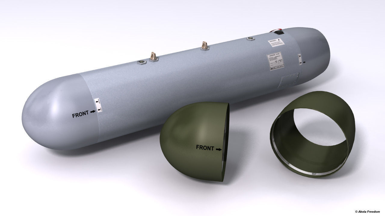 LAU-61 LAU-130 Rocket Launchers for Hydra 70 3D model_4