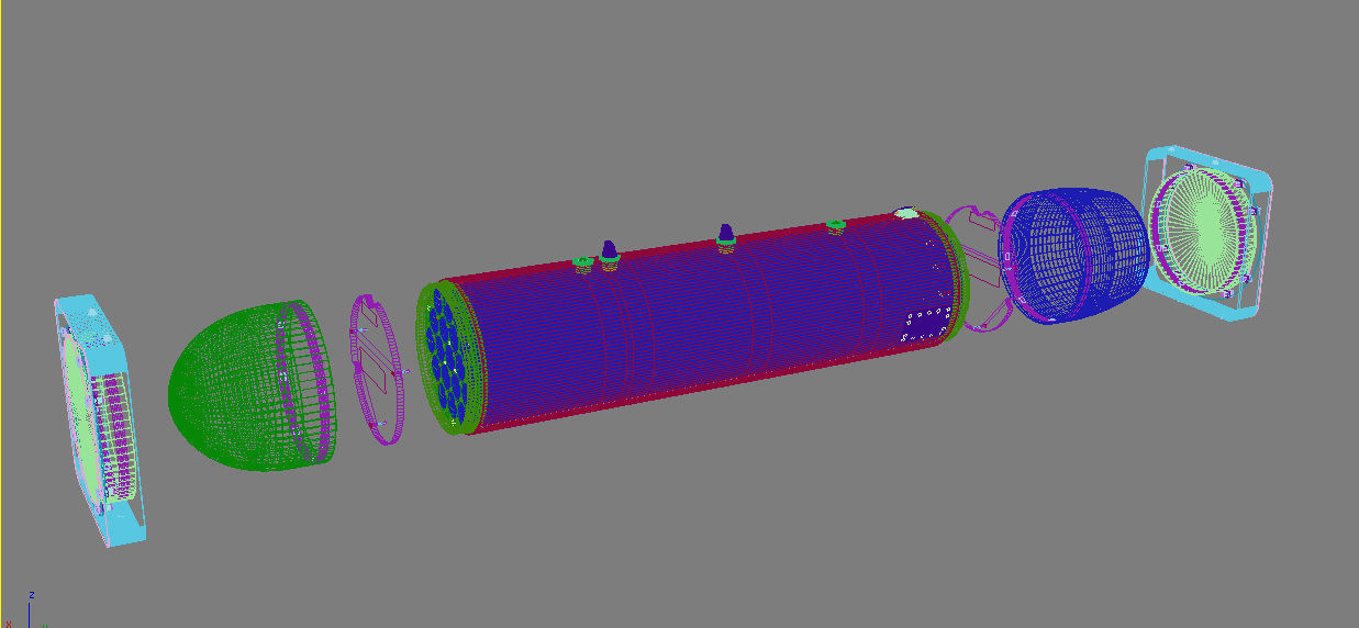 LAU-61 LAU-130 Rocket Launchers for Hydra 70 3D model_8
