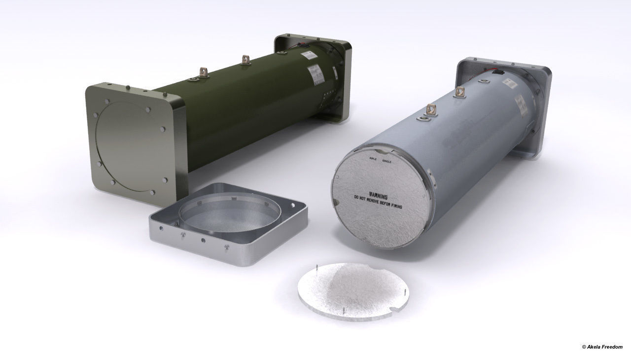 LAU-61 LAU-130 Rocket Launchers for Hydra 70 3D model_5