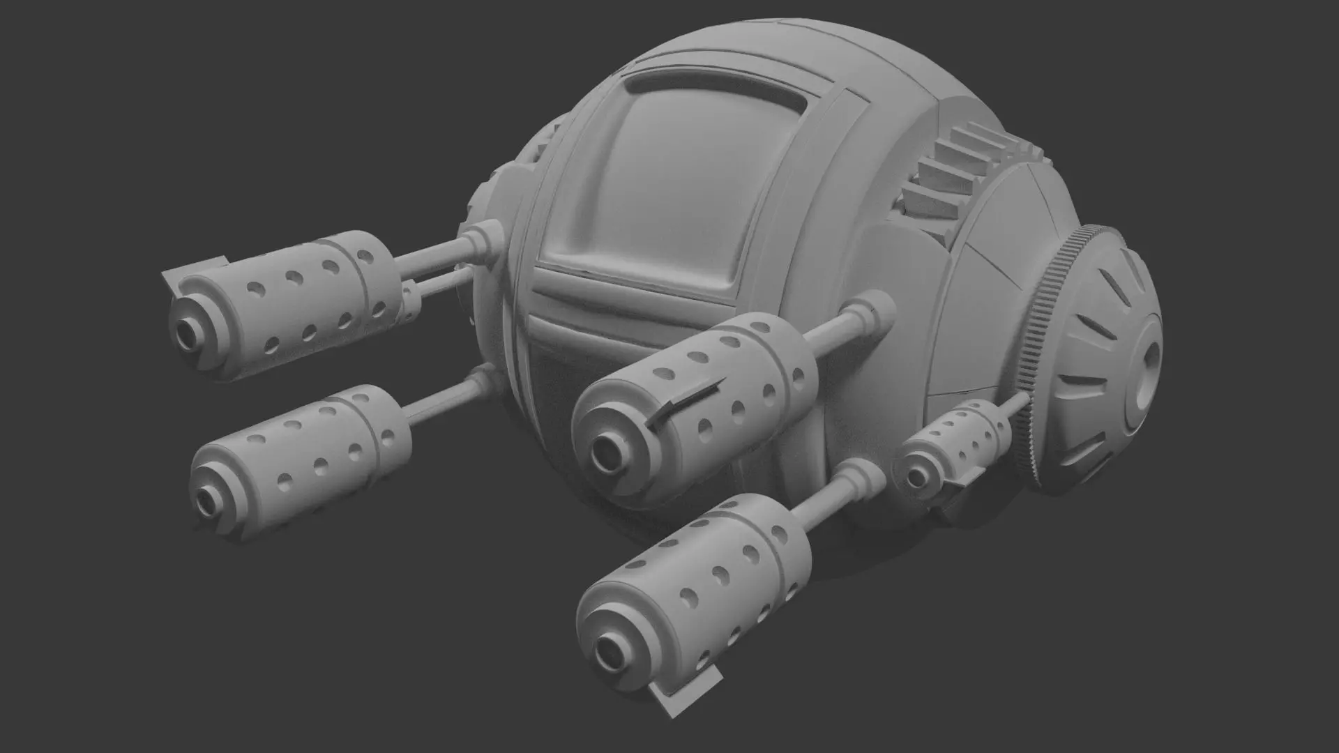 SciFi Robotic Pod 3D model