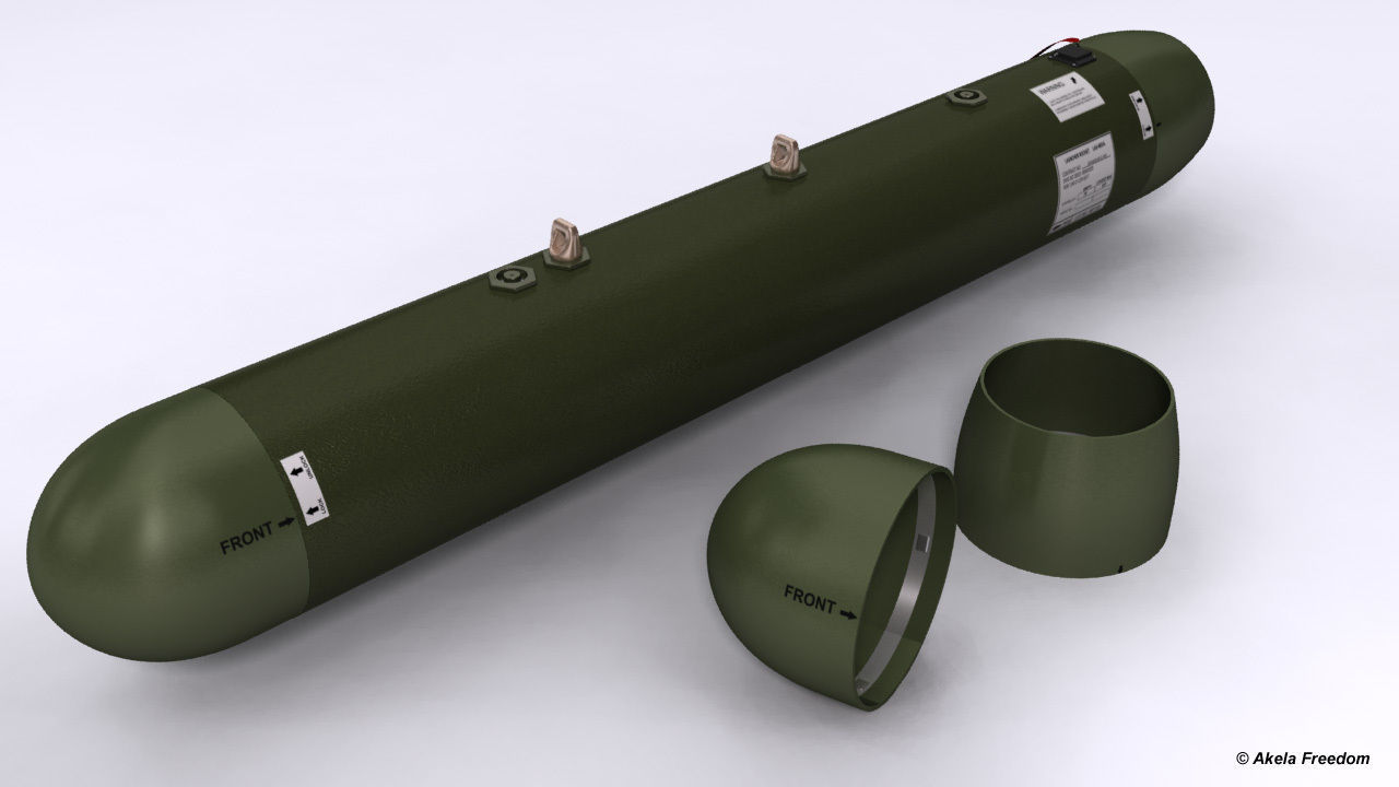 LAU-68 LAU-131 Rocket Launchers for Hydra 70 3D model_4