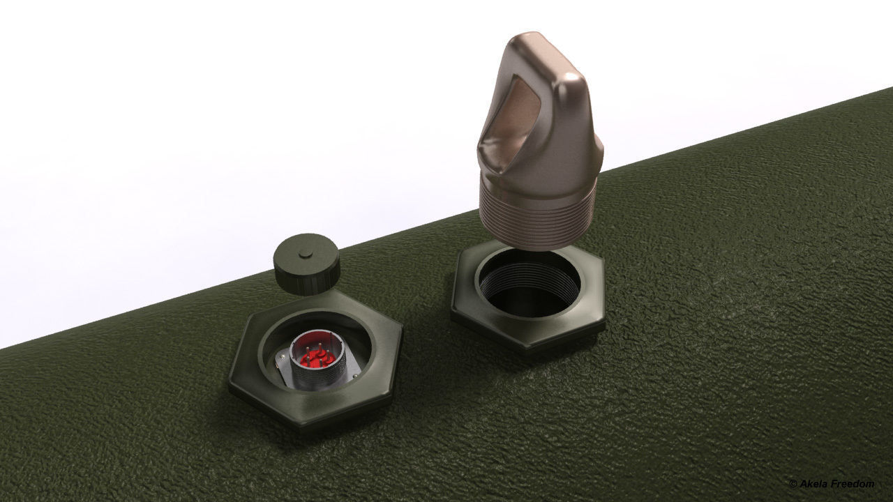 LAU-68 LAU-131 Rocket Launchers for Hydra 70 3D model_7