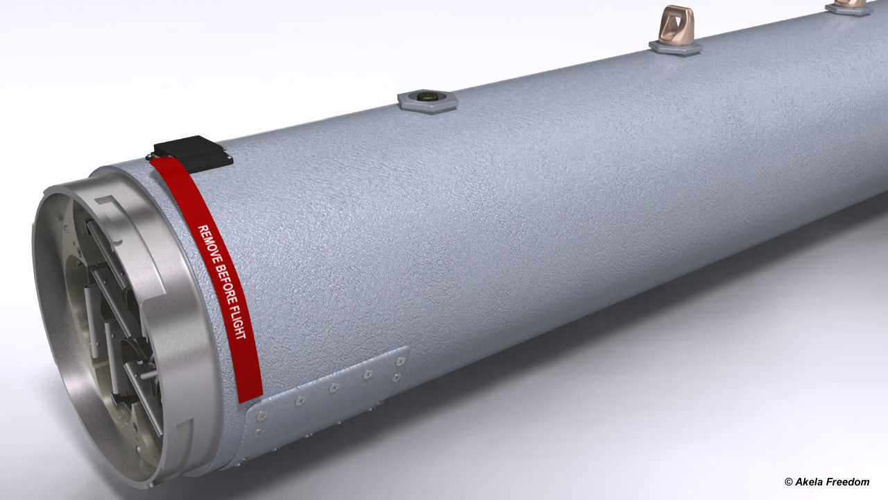 LAU-68 LAU-131 Rocket Launchers for Hydra 70 3D model_6