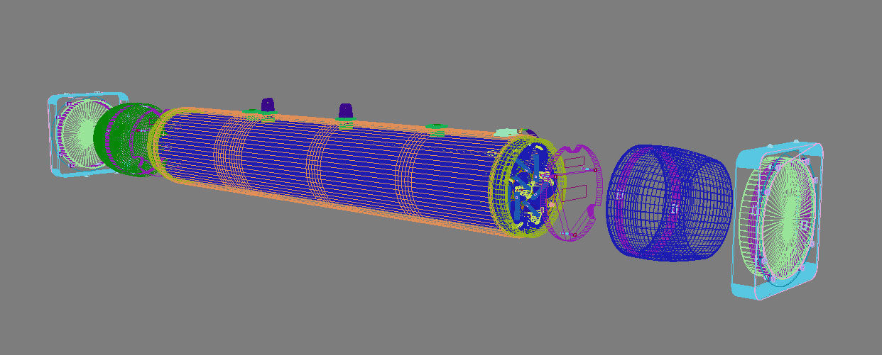 LAU-68 LAU-131 Rocket Launchers for Hydra 70 3D model_9