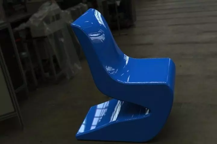 Chair blue Free 3D model