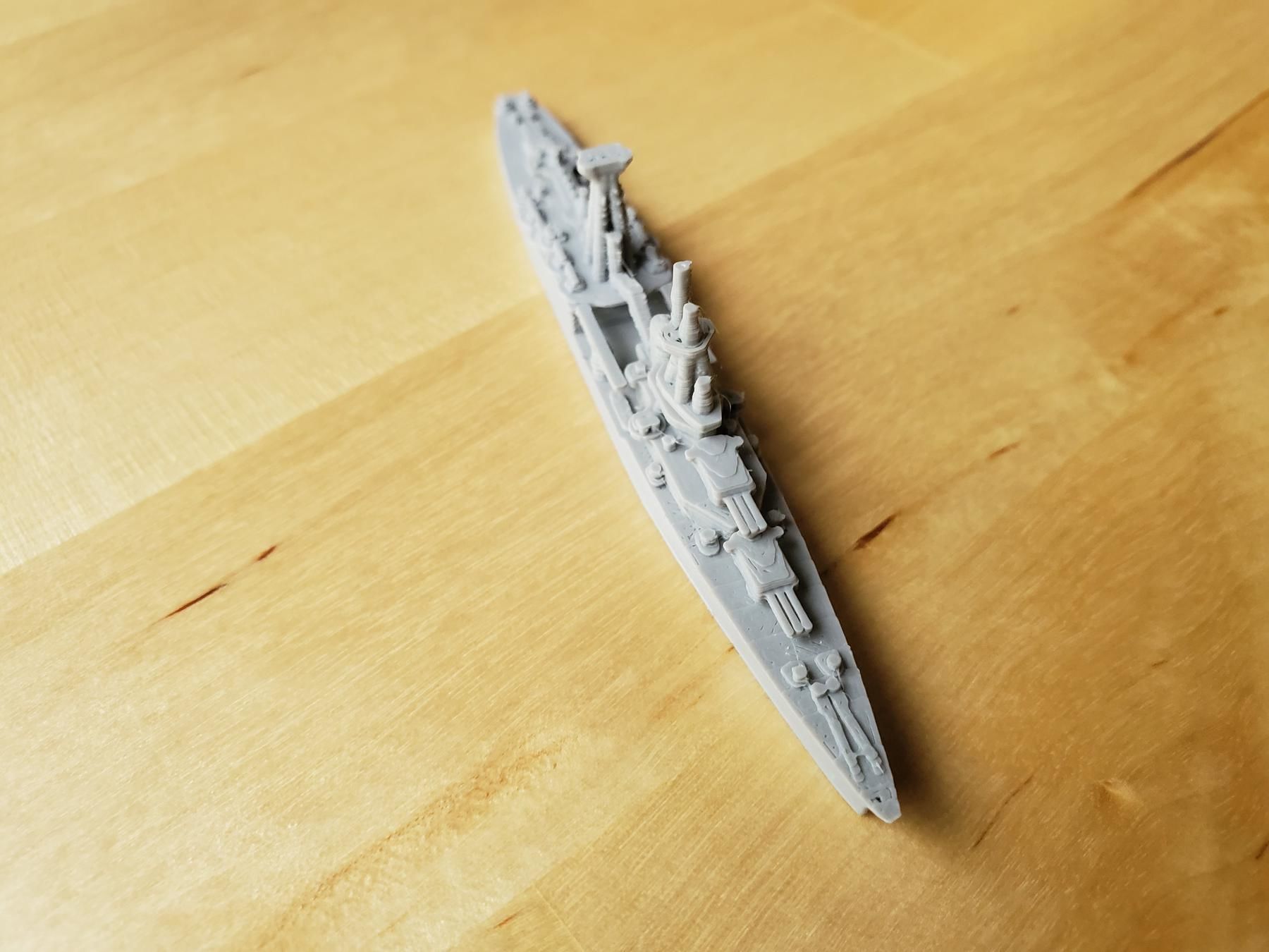 US Northampton Class Cruiser Warship Free 3D print model_12