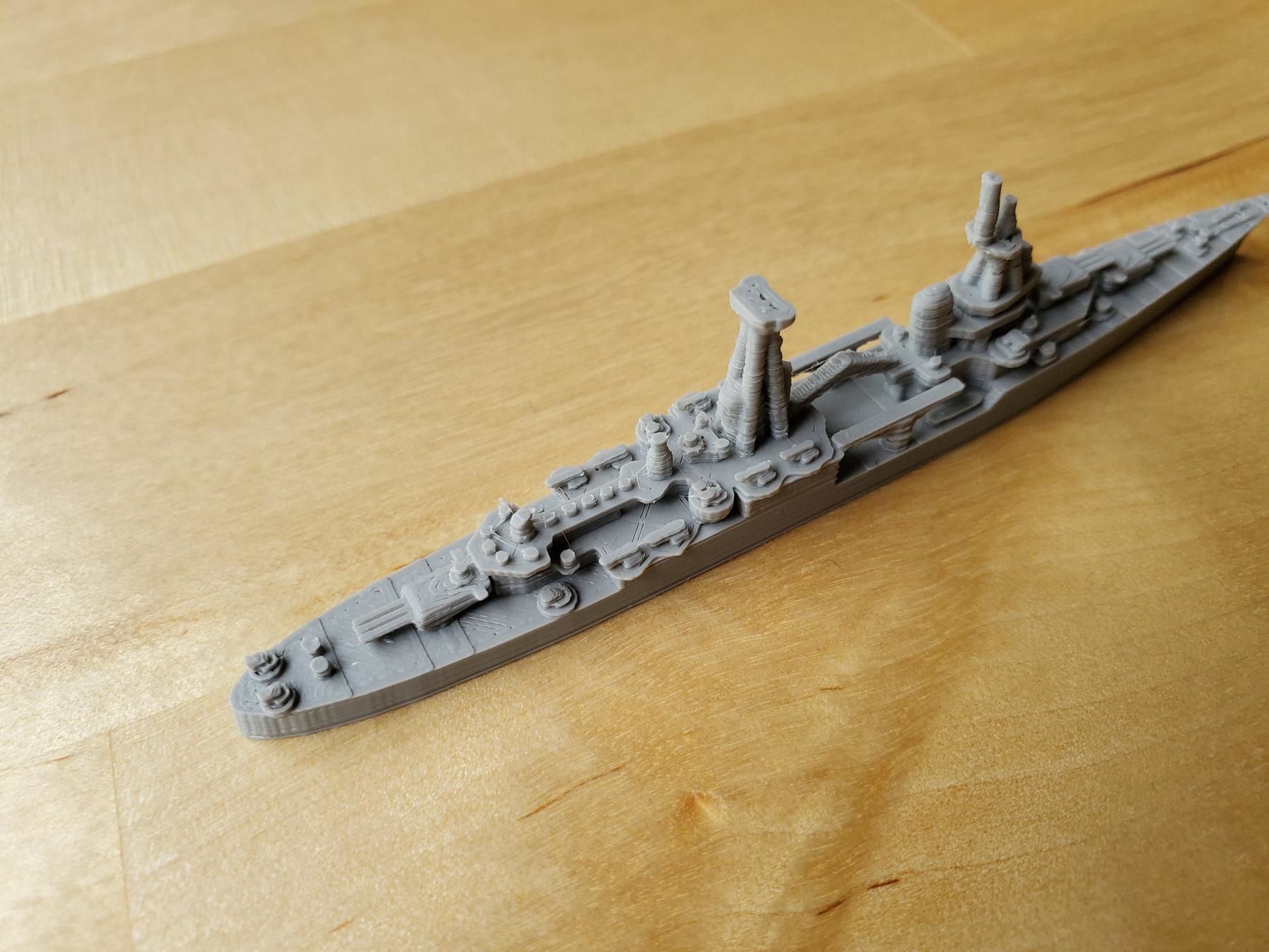 US Northampton Class Cruiser Warship Free 3D print model_11