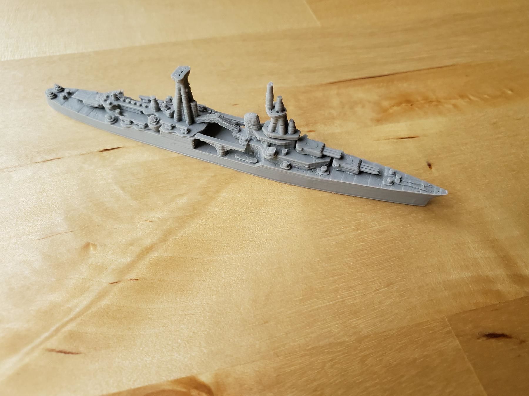 US Northampton Class Cruiser Warship Free 3D print model_6