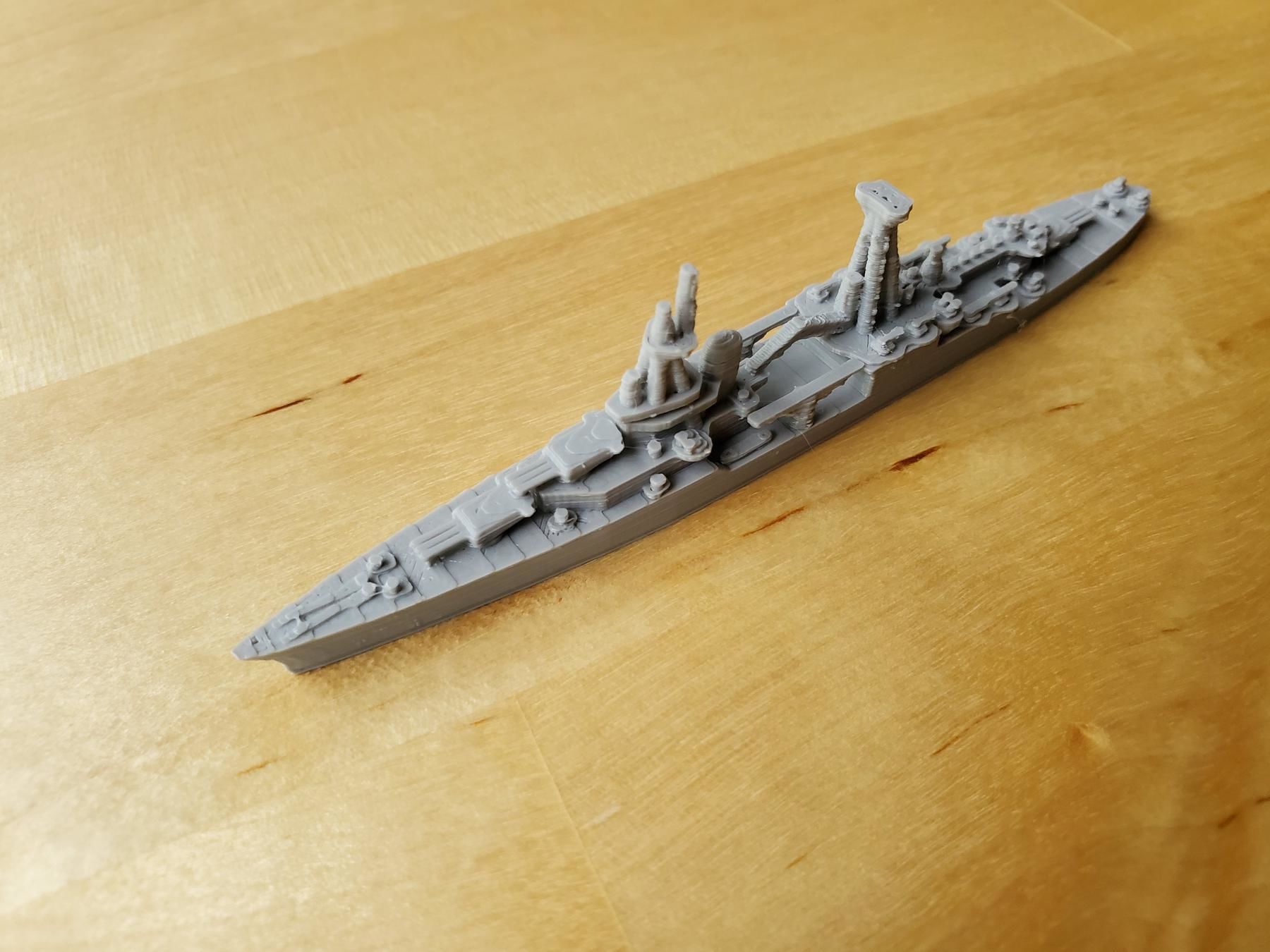 US Northampton Class Cruiser Warship Free 3D print model_3