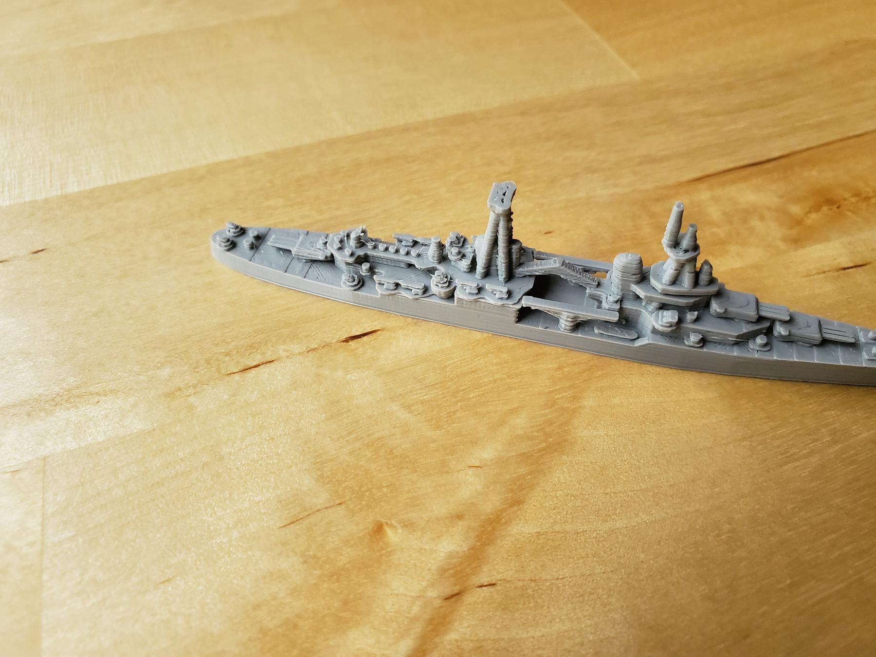 US Northampton Class Cruiser Warship Free 3D print model_8