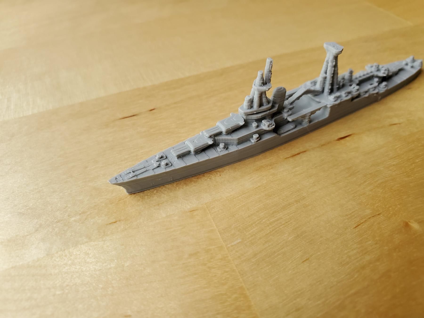 US Northampton Class Cruiser Warship Free 3D print model_4