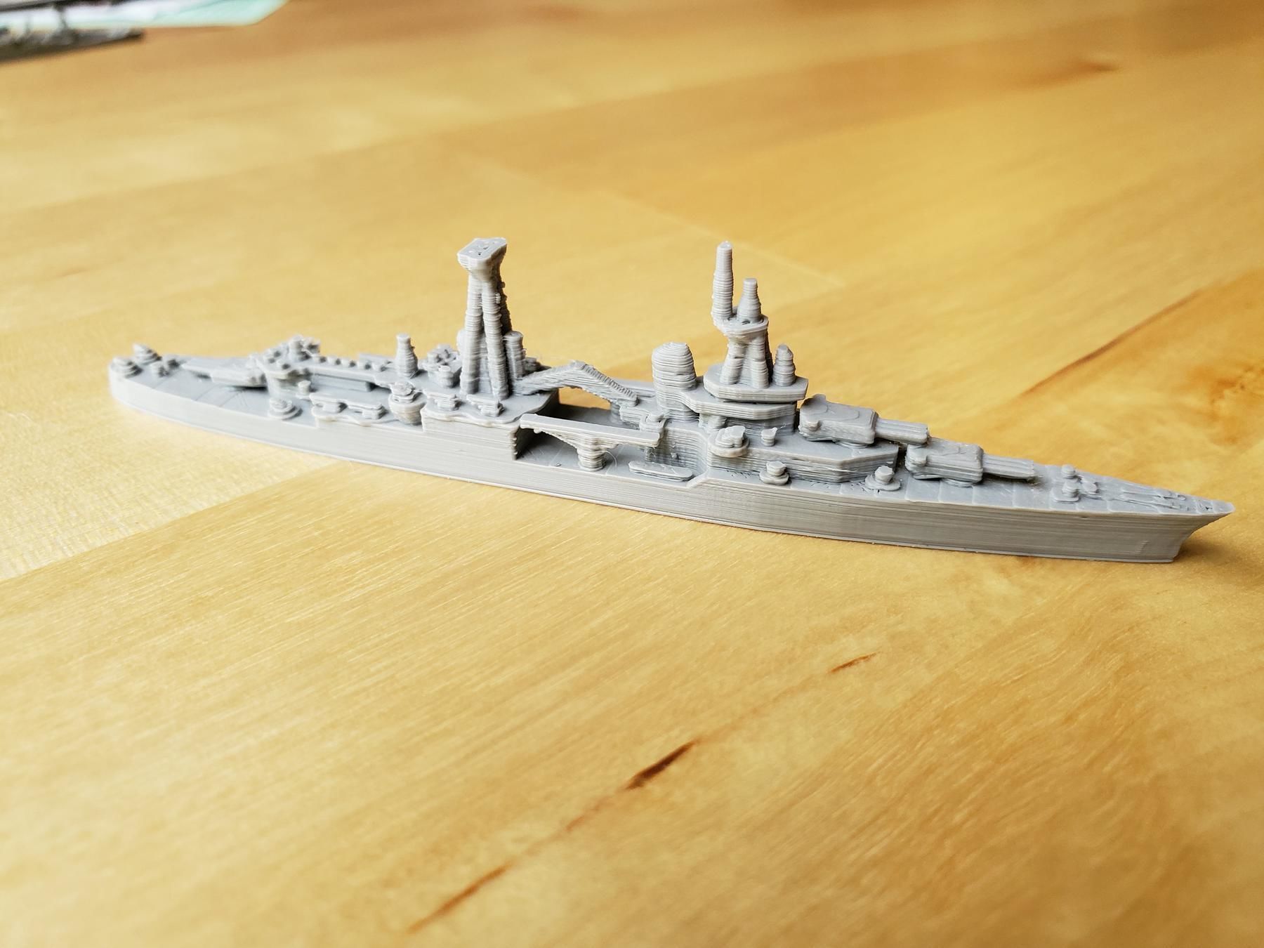 US Northampton Class Cruiser Warship Free 3D print model_13
