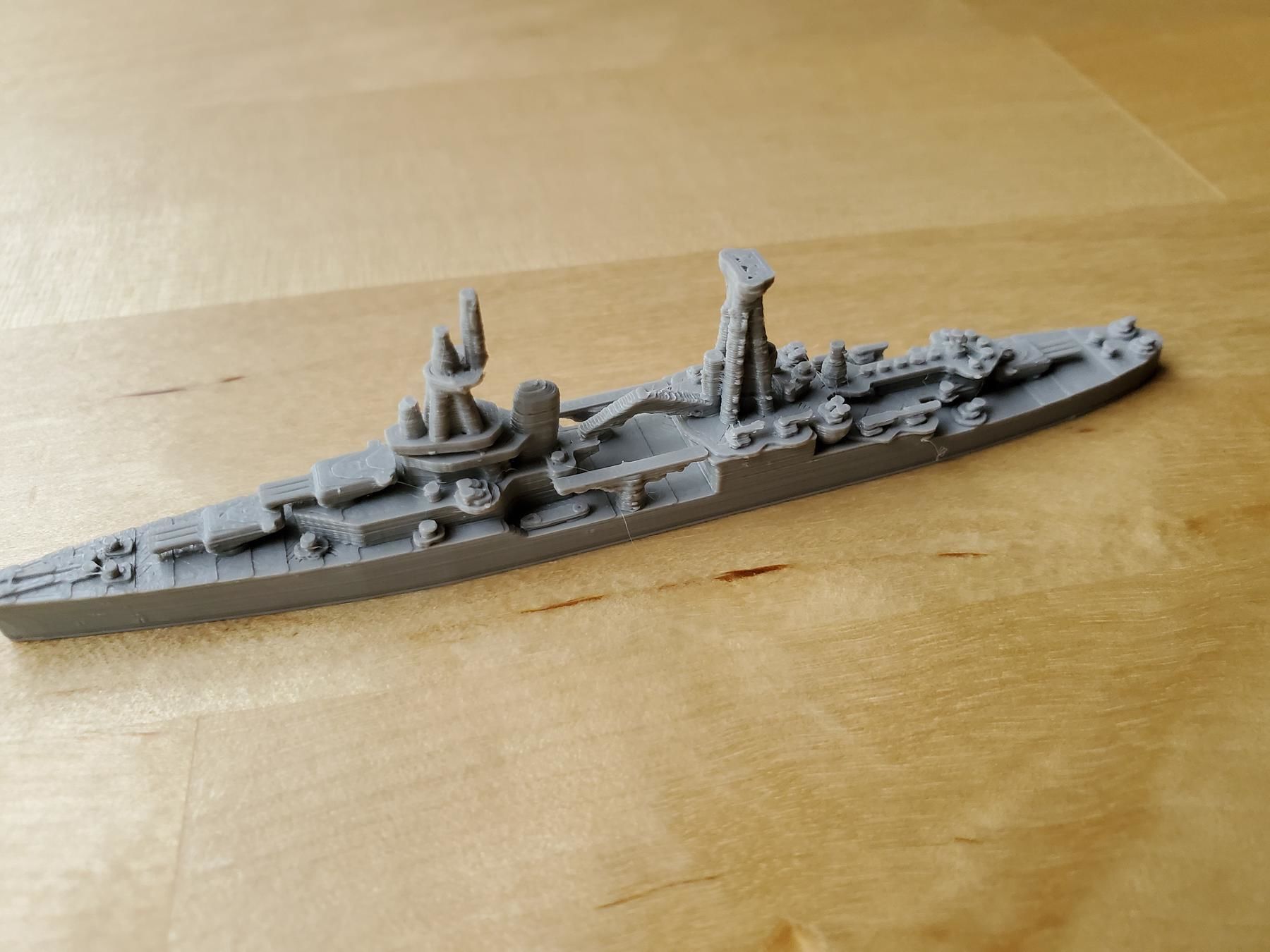 US Northampton Class Cruiser Warship Free 3D print model_5