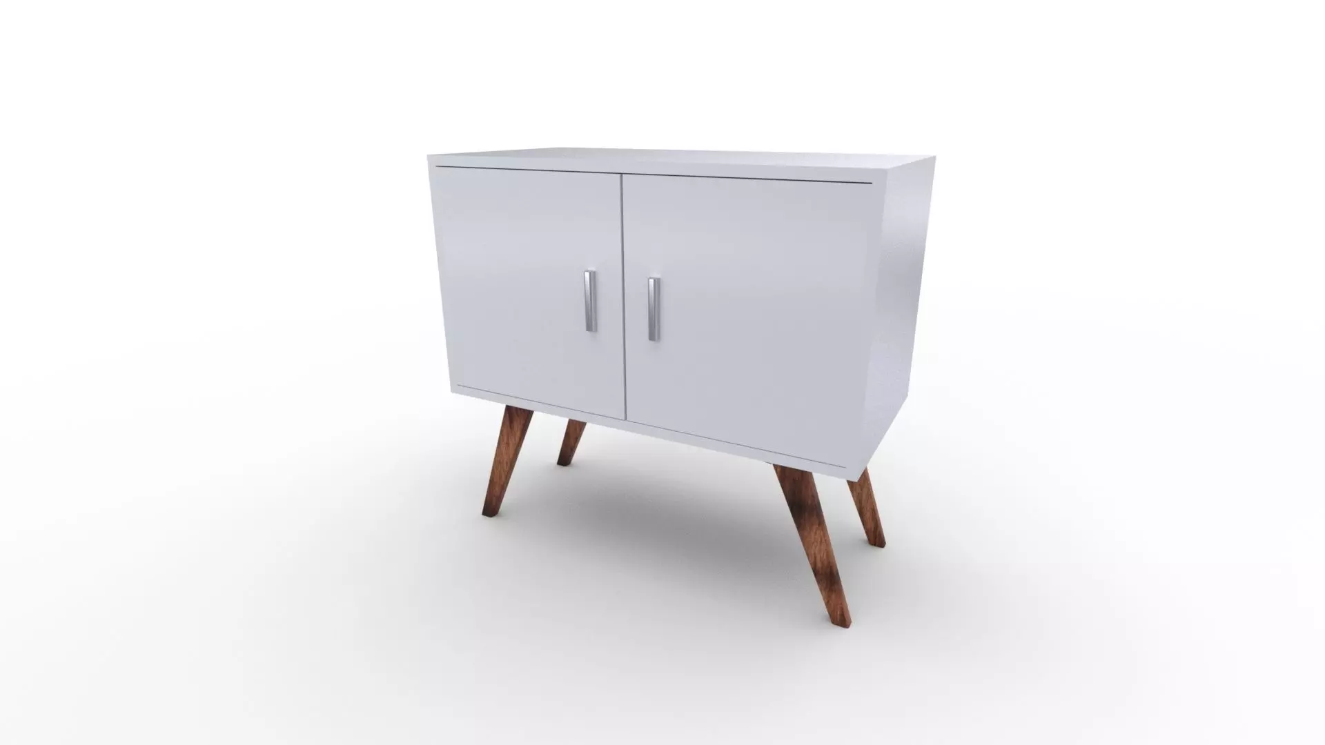 Retro cabinet Free low-poly 3D model
