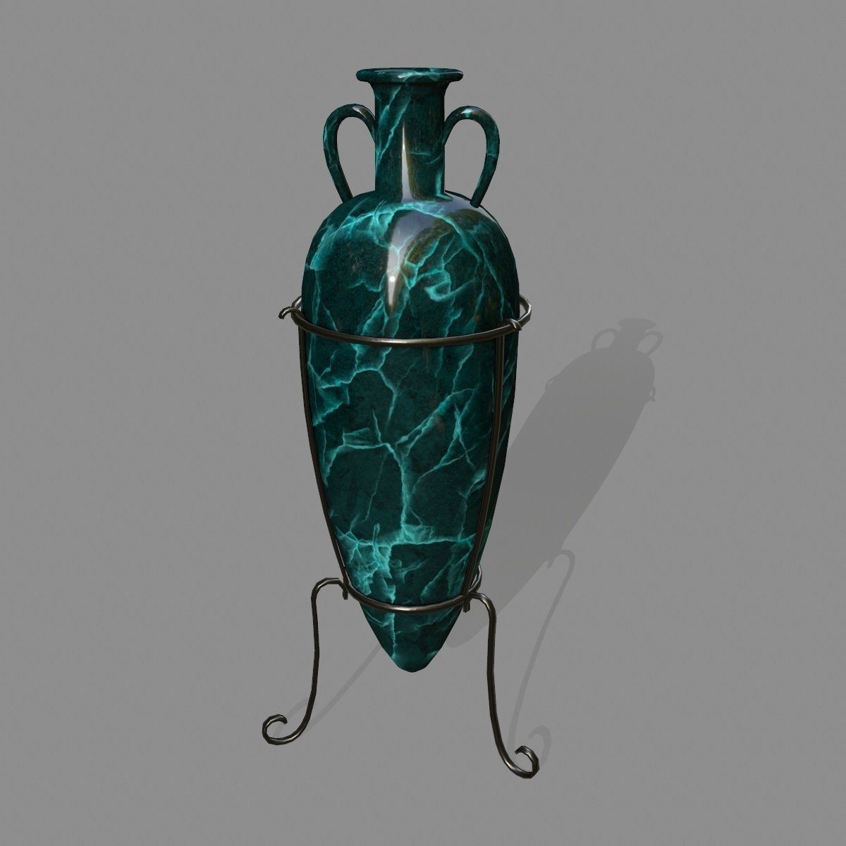 vase 5 greek Low-poly 3D model_1