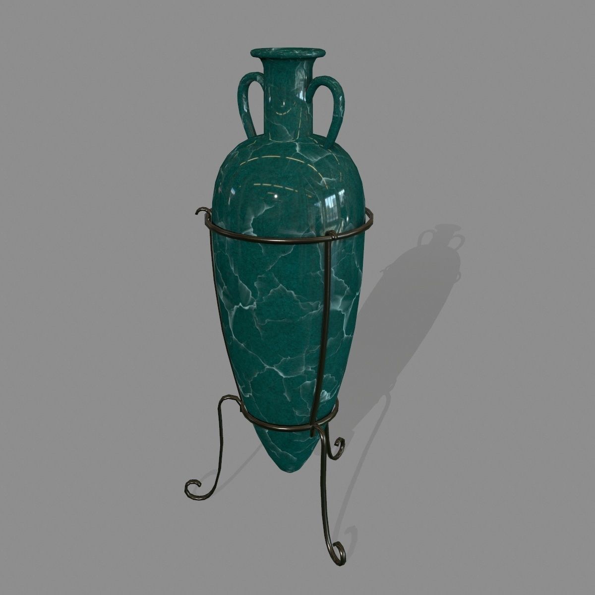 vase 6 greek - greek Low-poly 3D model_5