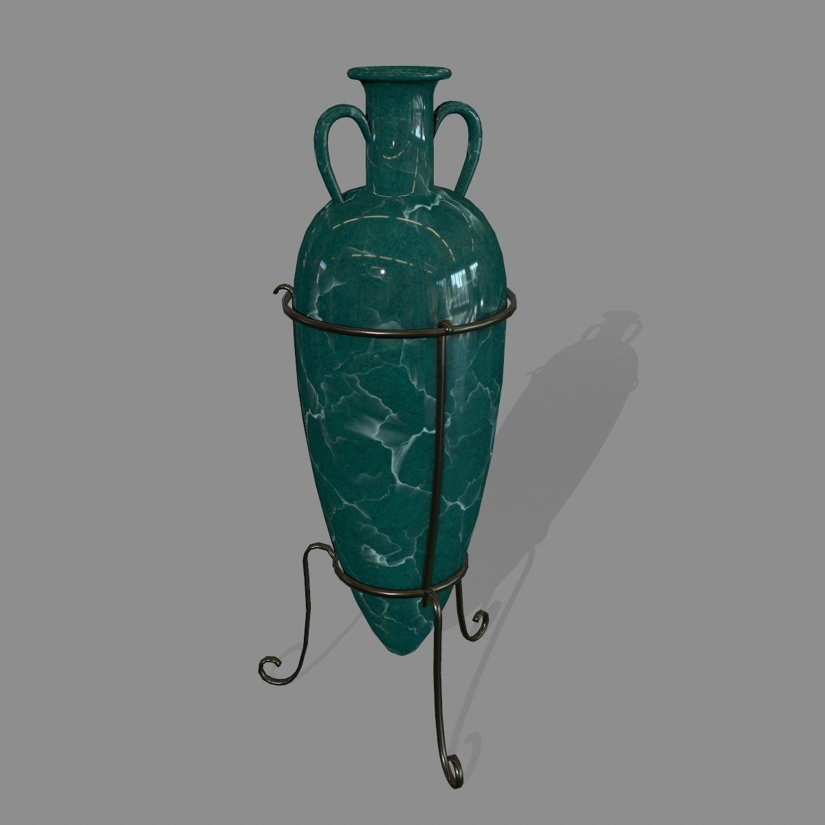 vase 6 greek - greek Low-poly 3D model_6
