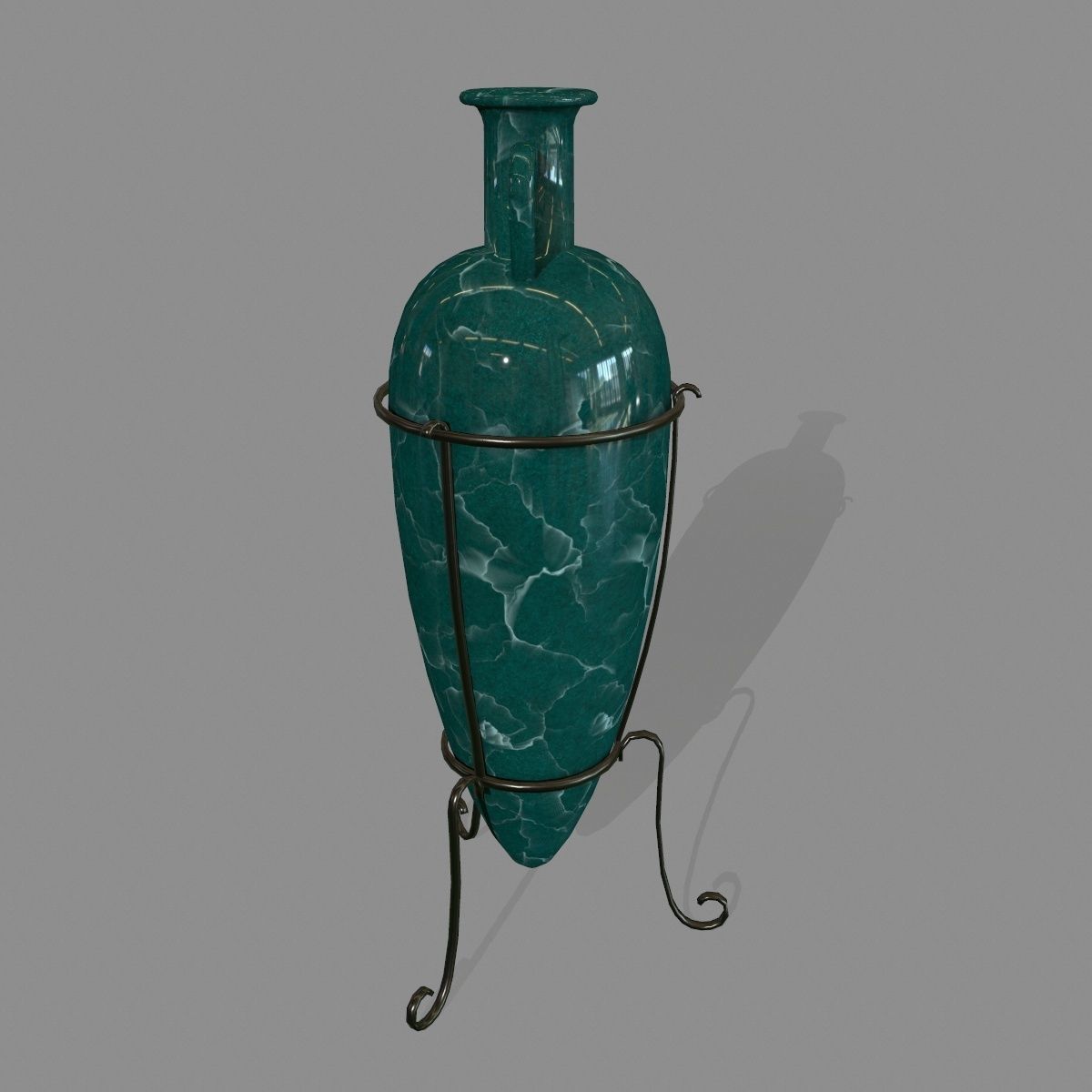 vase 6 greek - greek Low-poly 3D model_4