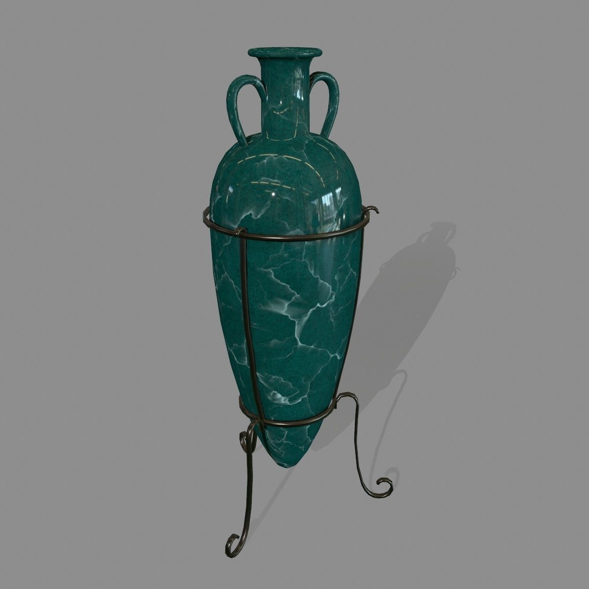 vase 6 greek - greek Low-poly 3D model_2