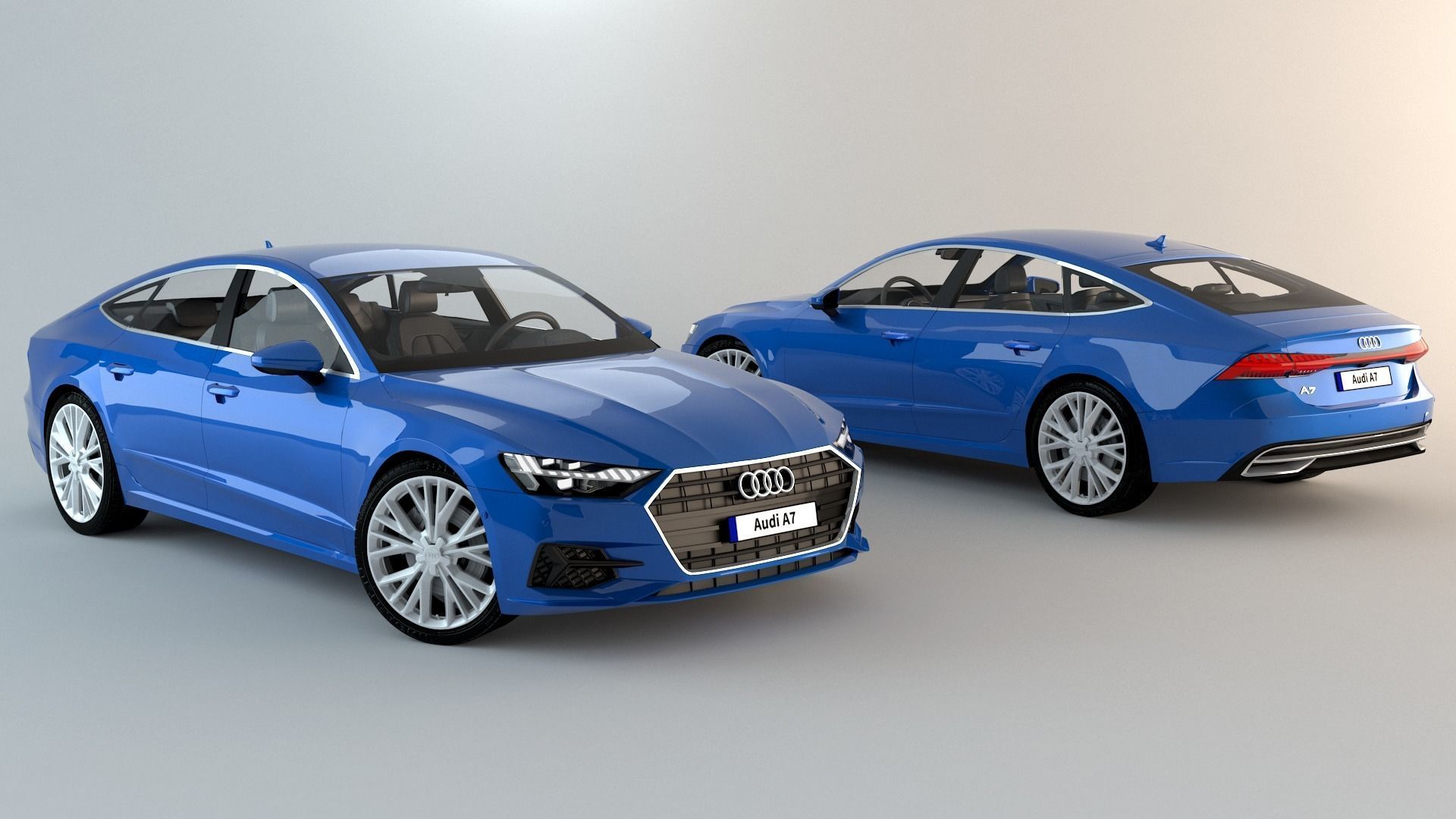 Audi A7 Sportback 2015 Free 3D model_6