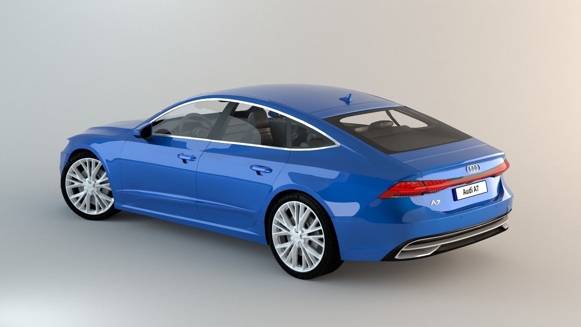 Audi A7 Sportback 2015 Free 3D model_1