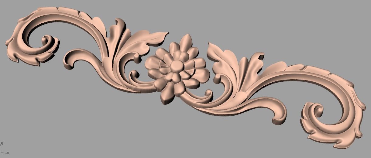 3D carved model furniture 3D design used for artcam aspire E801 3D model_1