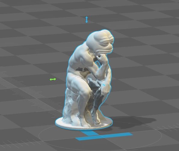 Pepe - The Thinker 3D print model
