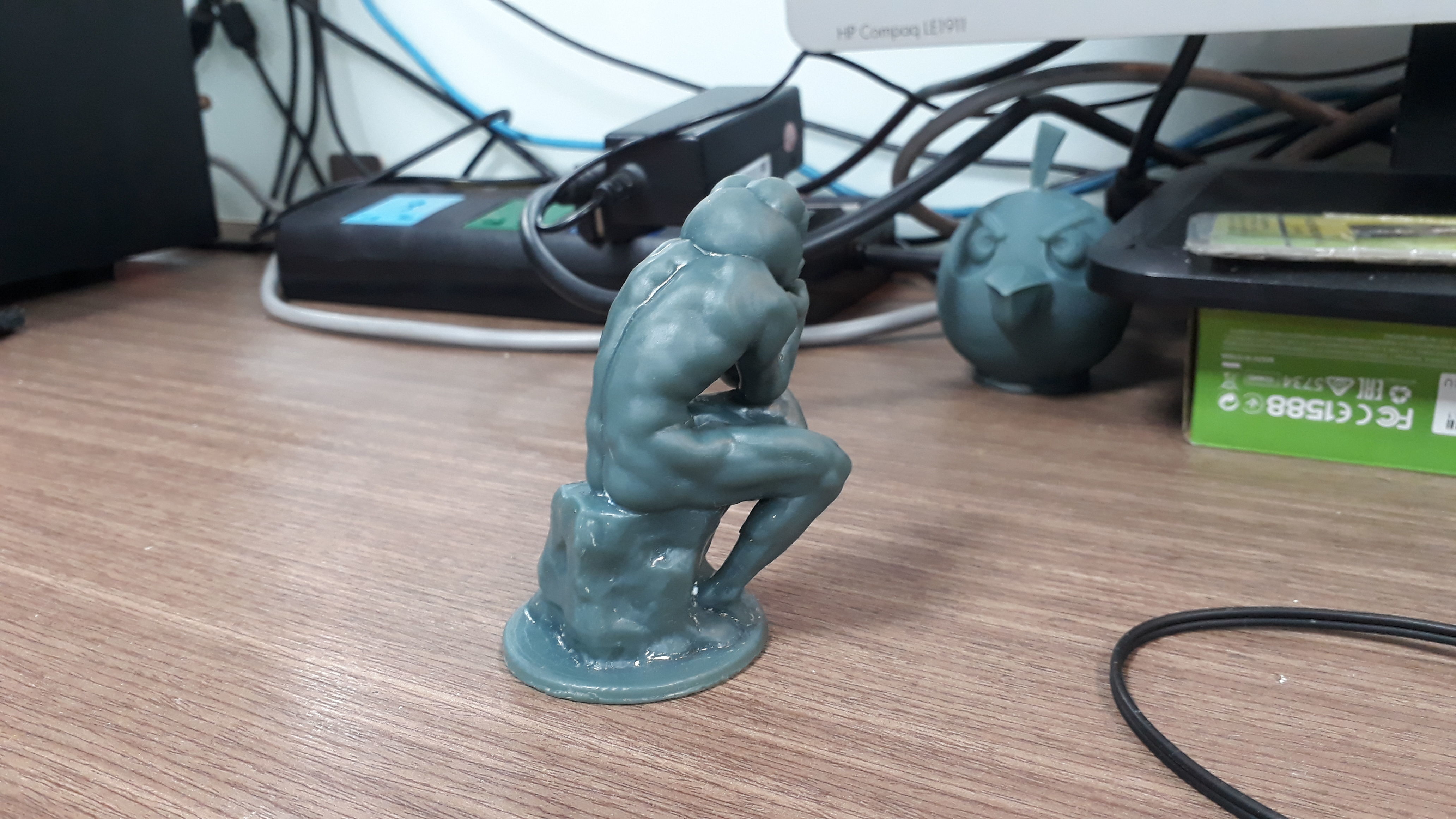 Pepe - The Thinker 3D print model_2