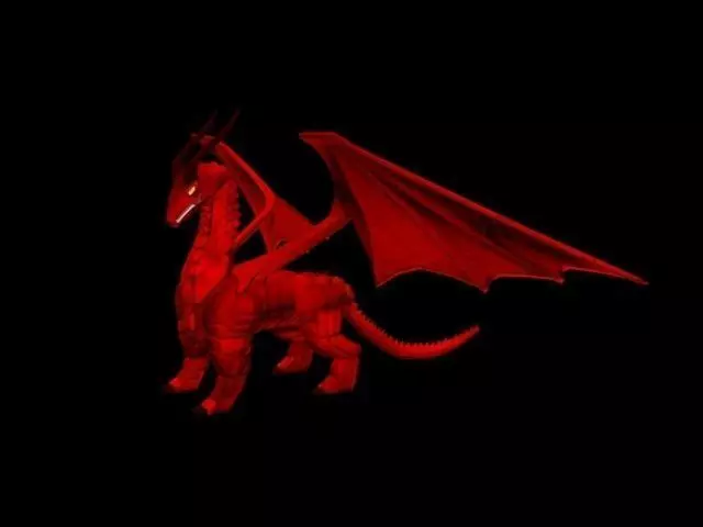 Red Dragon 3DMax 2016 Free low-poly 3D model