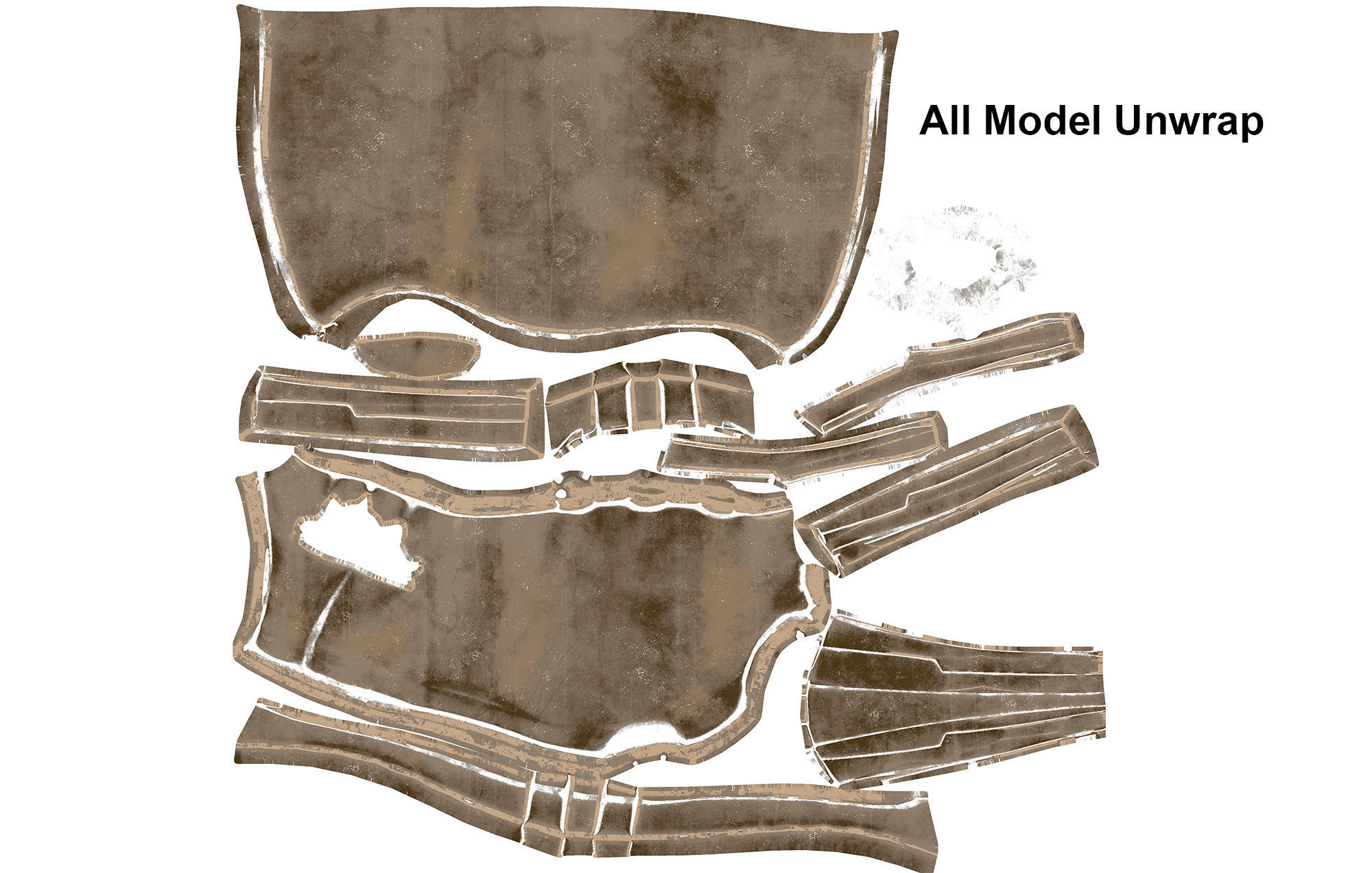 Thanos Infinity Gauntlet - Avengers Marvel Low-poly 3D model_10