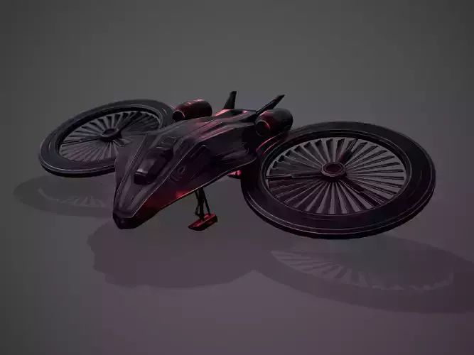 Cobra aircraft - PBR - lowpoly Low-poly 3D model