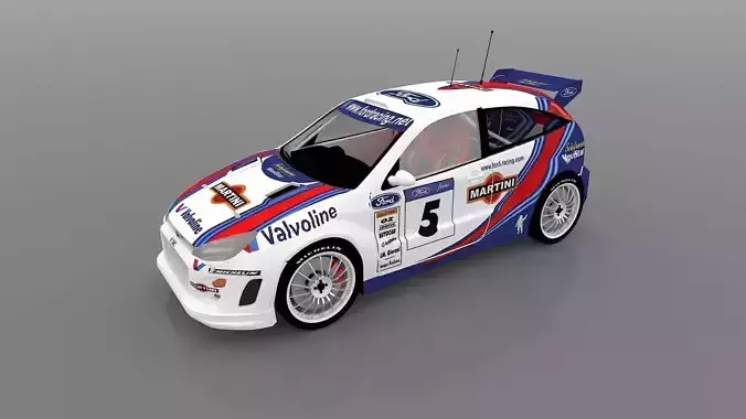 Rally Car 3D model