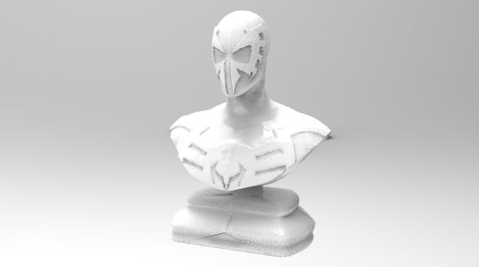 Spider-Man 2099 Bust 3D Printable Model 3D print model