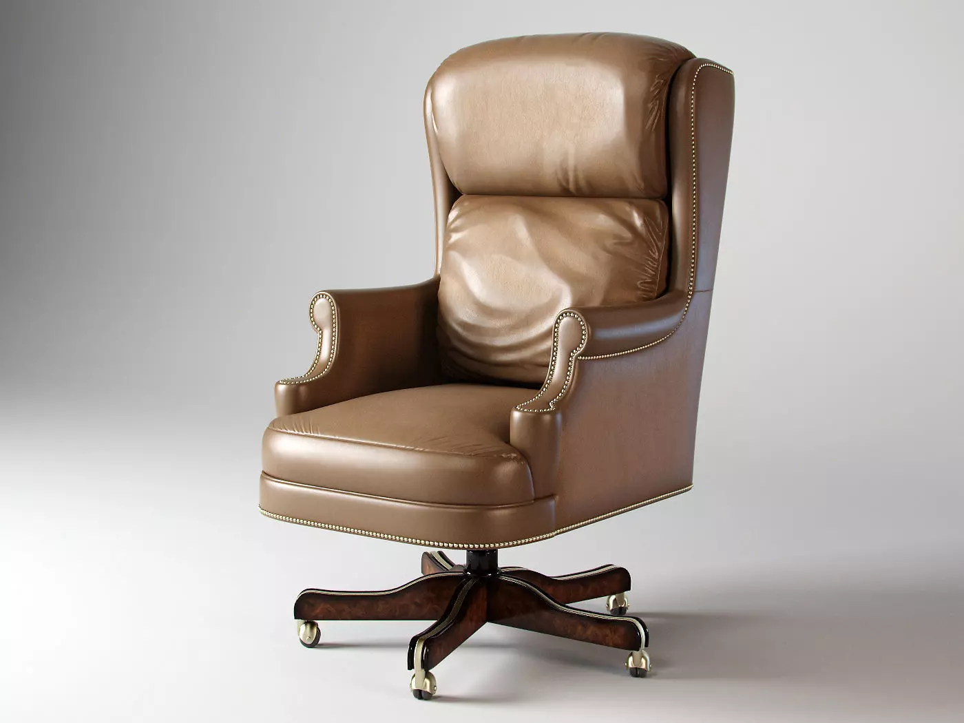 Armchair Francesco Molon P337 3D model_0