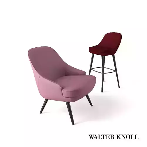 Chair and Bar chair from Walter Knoll - Design by WK Team