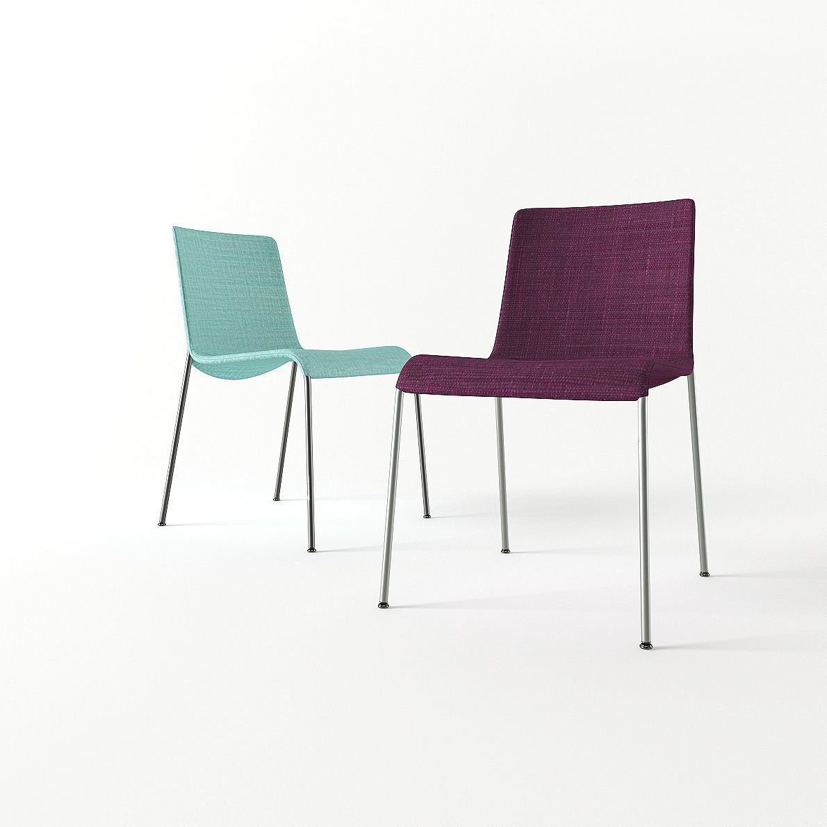 Chair Liz from Walter Knoll - Design by Claudio Bellini 3D model_1