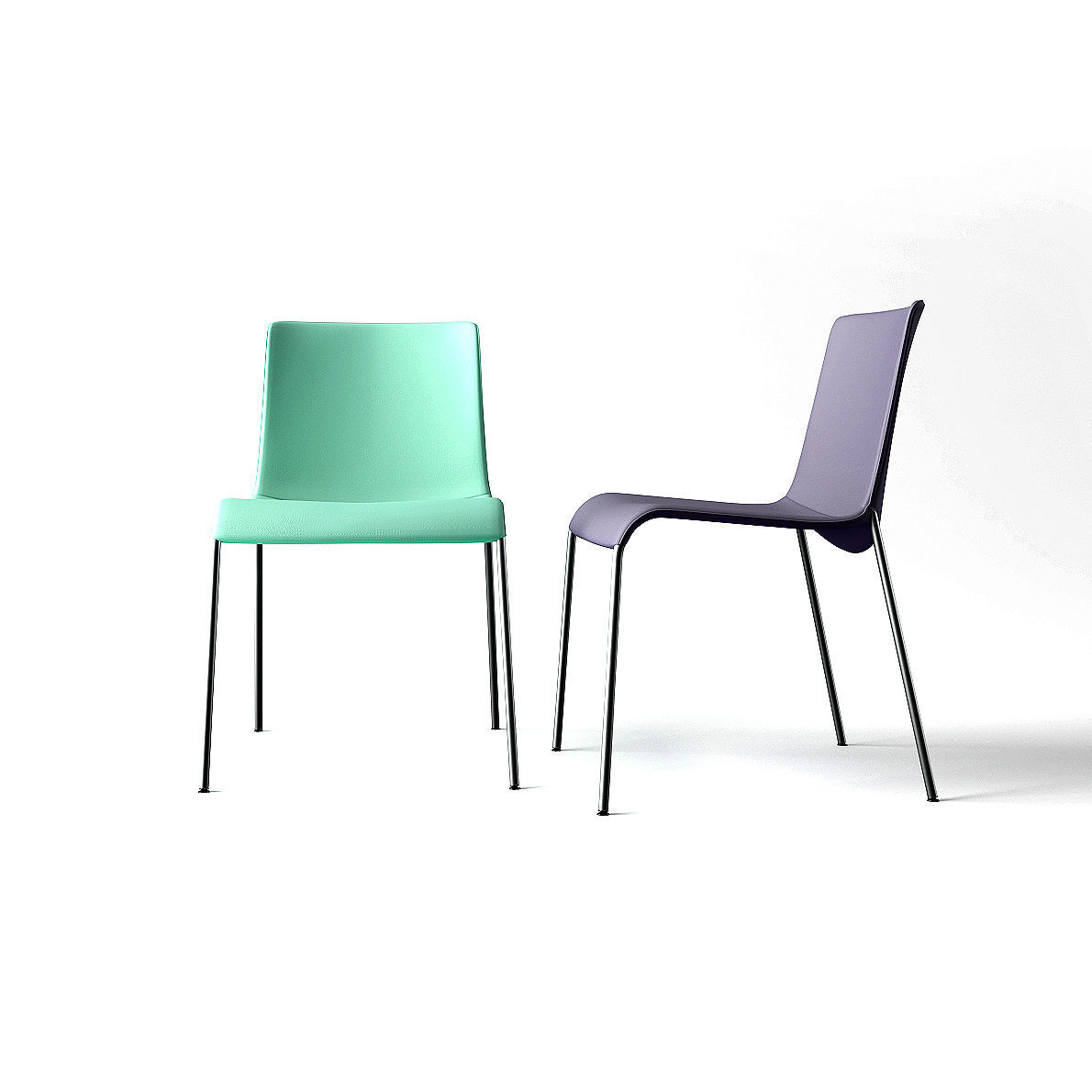 Chair Liz from Walter Knoll - Design by Claudio Bellini 3D model_3