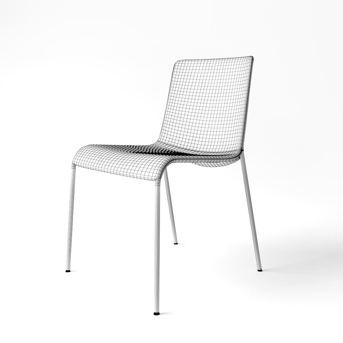 Chair Liz from Walter Knoll - Design by Claudio Bellini 3D model_4