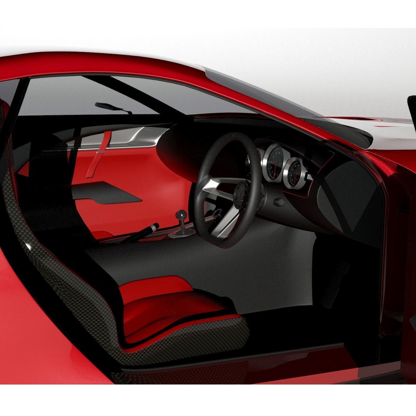 Mazda Vision RX Concept Car 3D model_6