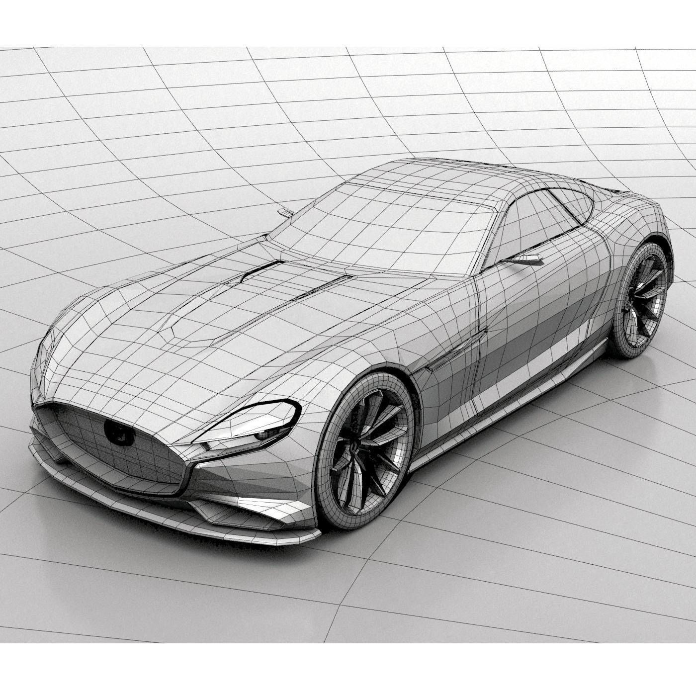 Mazda Vision RX Concept Car 3D model_12