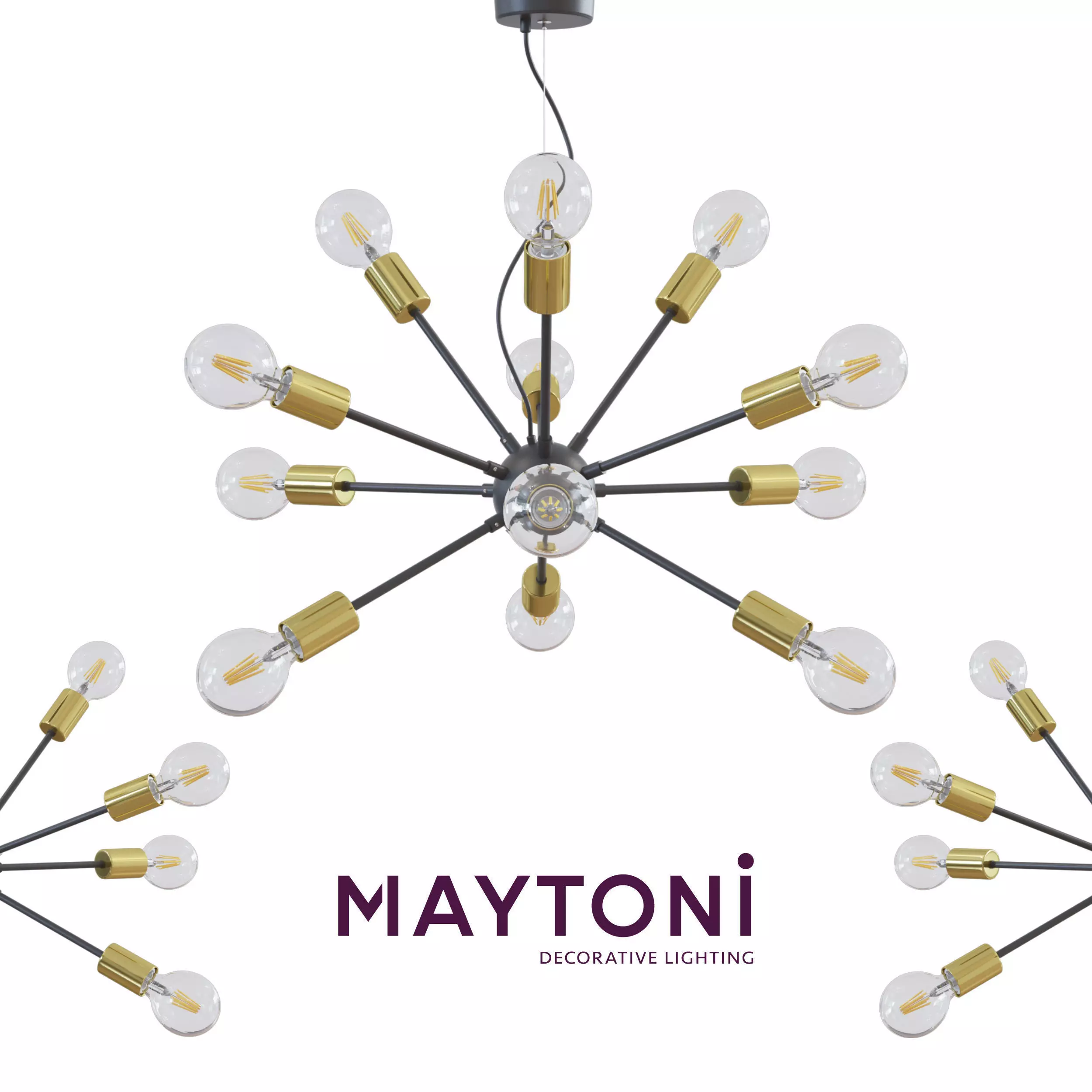 Pendant Jackson T546PL-12B Maytoni LOFT Free 3D print model