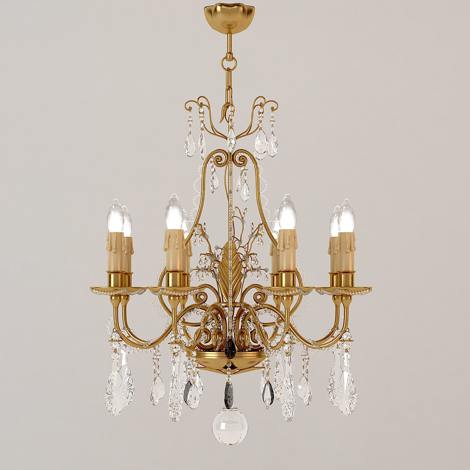 Chandelier Banci 3D model_1